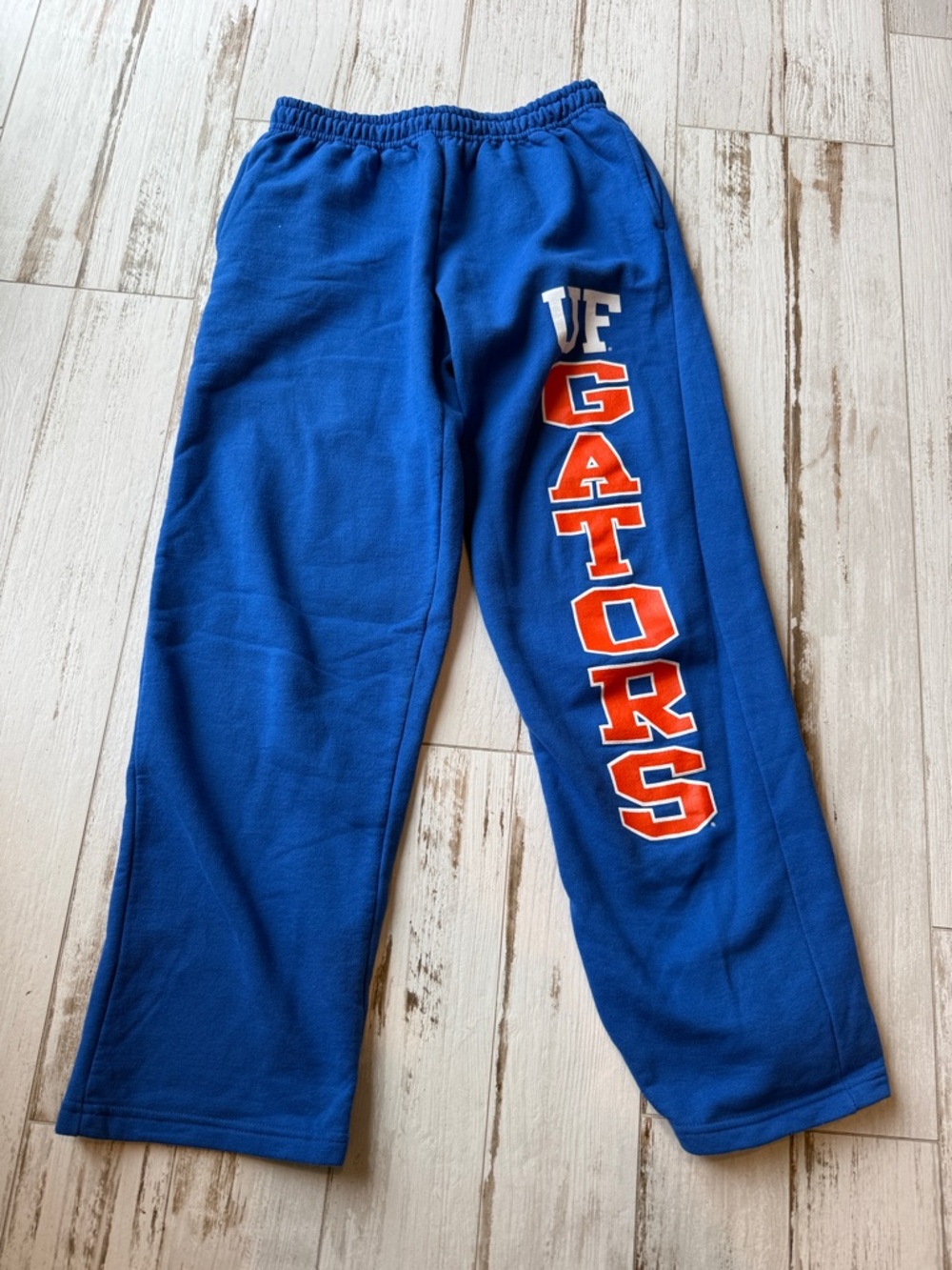 Gildan Royal Blue Sweatpants with Orange & White GATORS Lettering